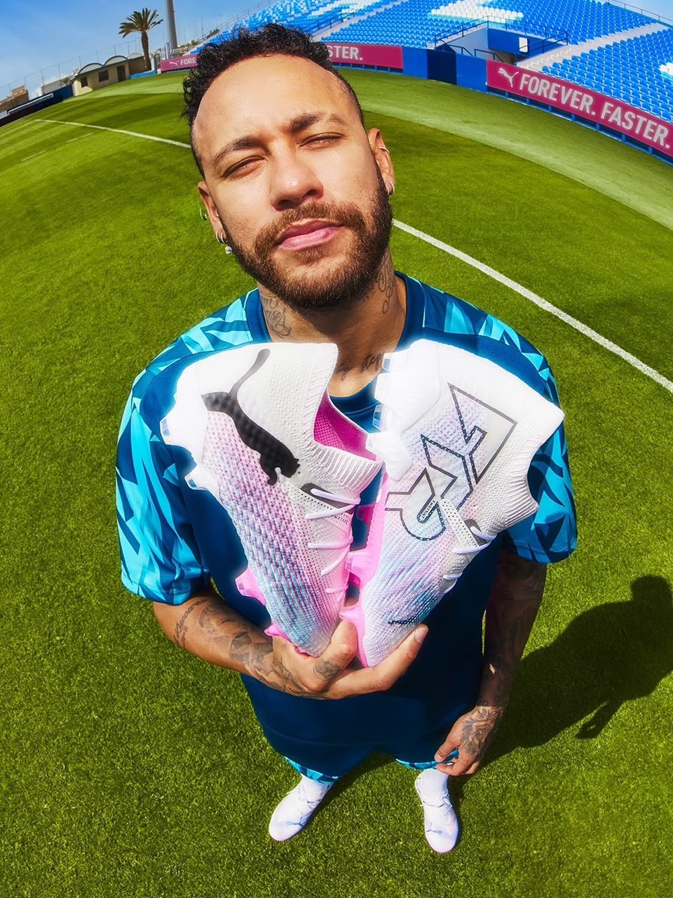 Jogador com chuteira